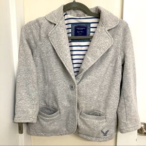 American eagle sweater blazer